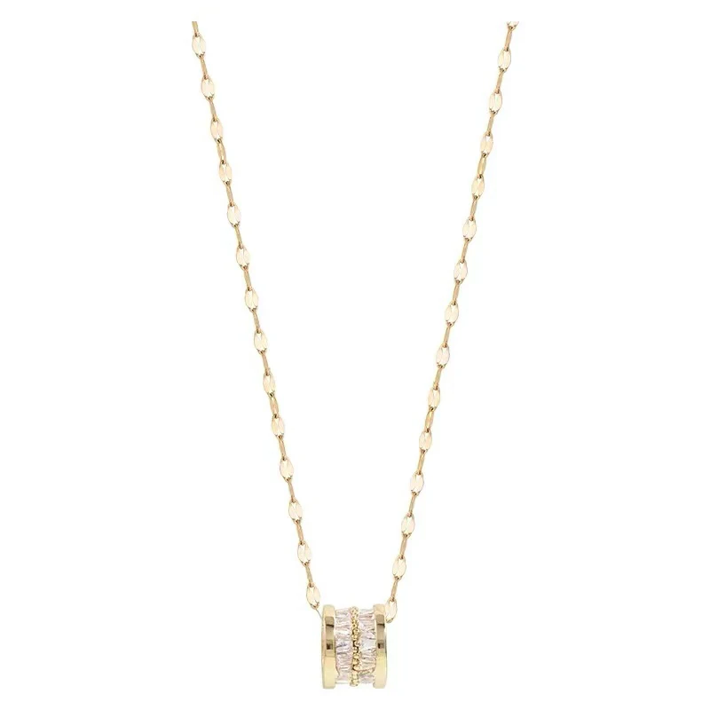 

fashion style lady necklace gold elegant for women and girls diamond