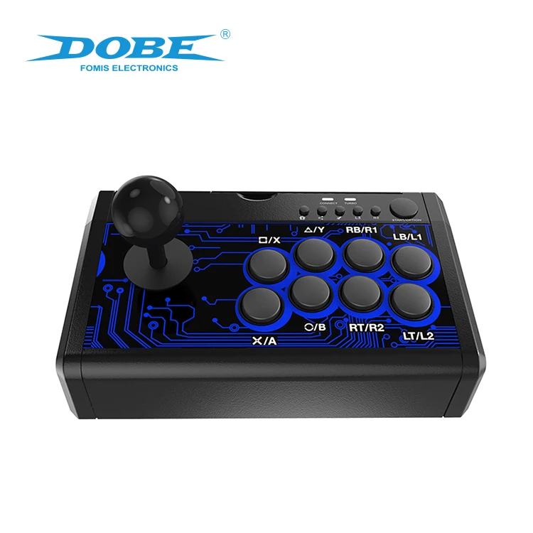 

DOBE Newest Factory Direct Supply Arcade Fighting Stick Joystick For PS4 PS3 XboxONE S/X Xbox360 Switch PC Android, Black
