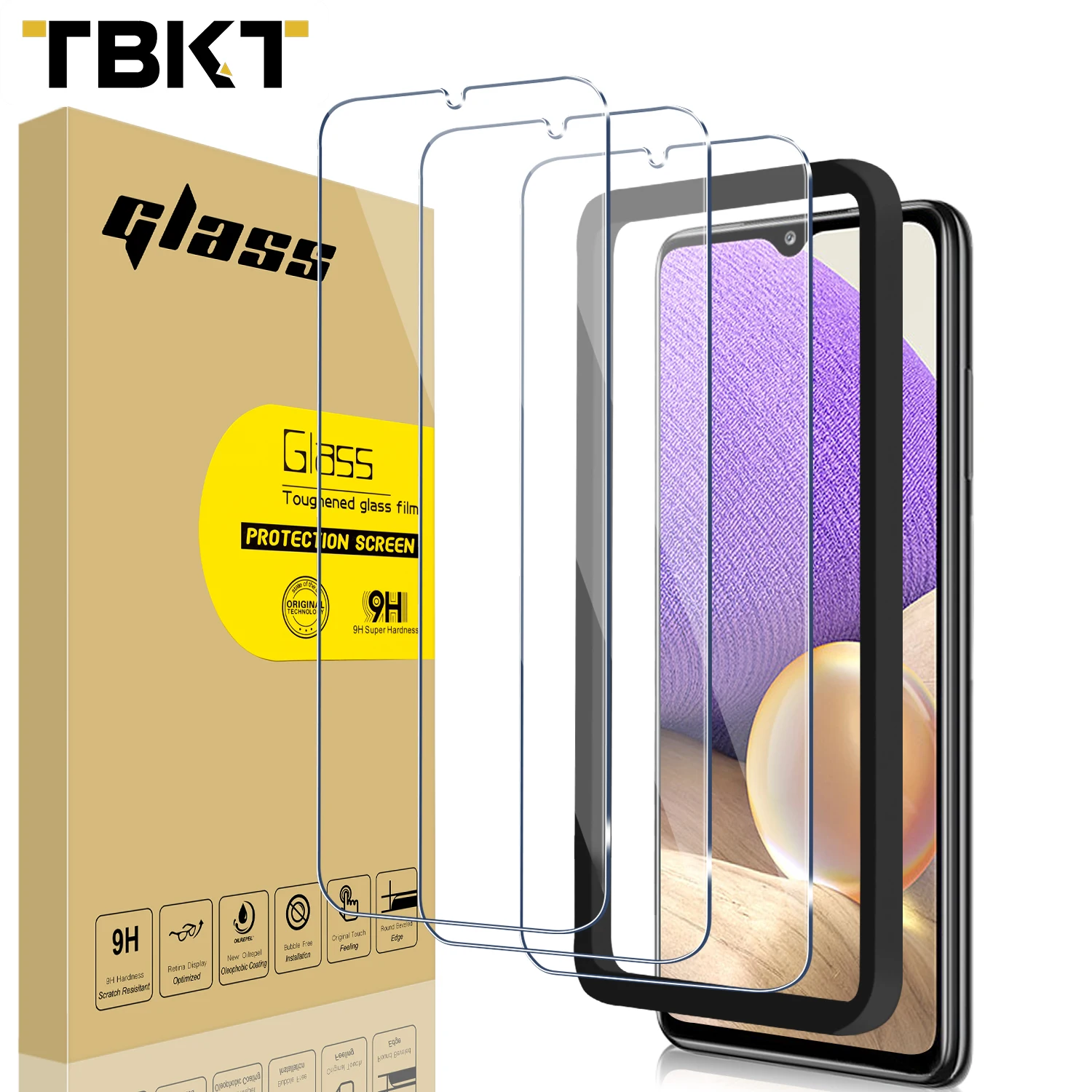 

0.33mm Screen Protector 9h Tempered Glass 3D Screen Protective Glass for Samsung mobile phone tempered Glas A32 5G Anti-Scratch