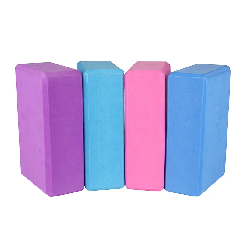 

High Density Home Fitness Eco Frineldy Body Exercise EVA Foam Building Yoga Block, Customized color