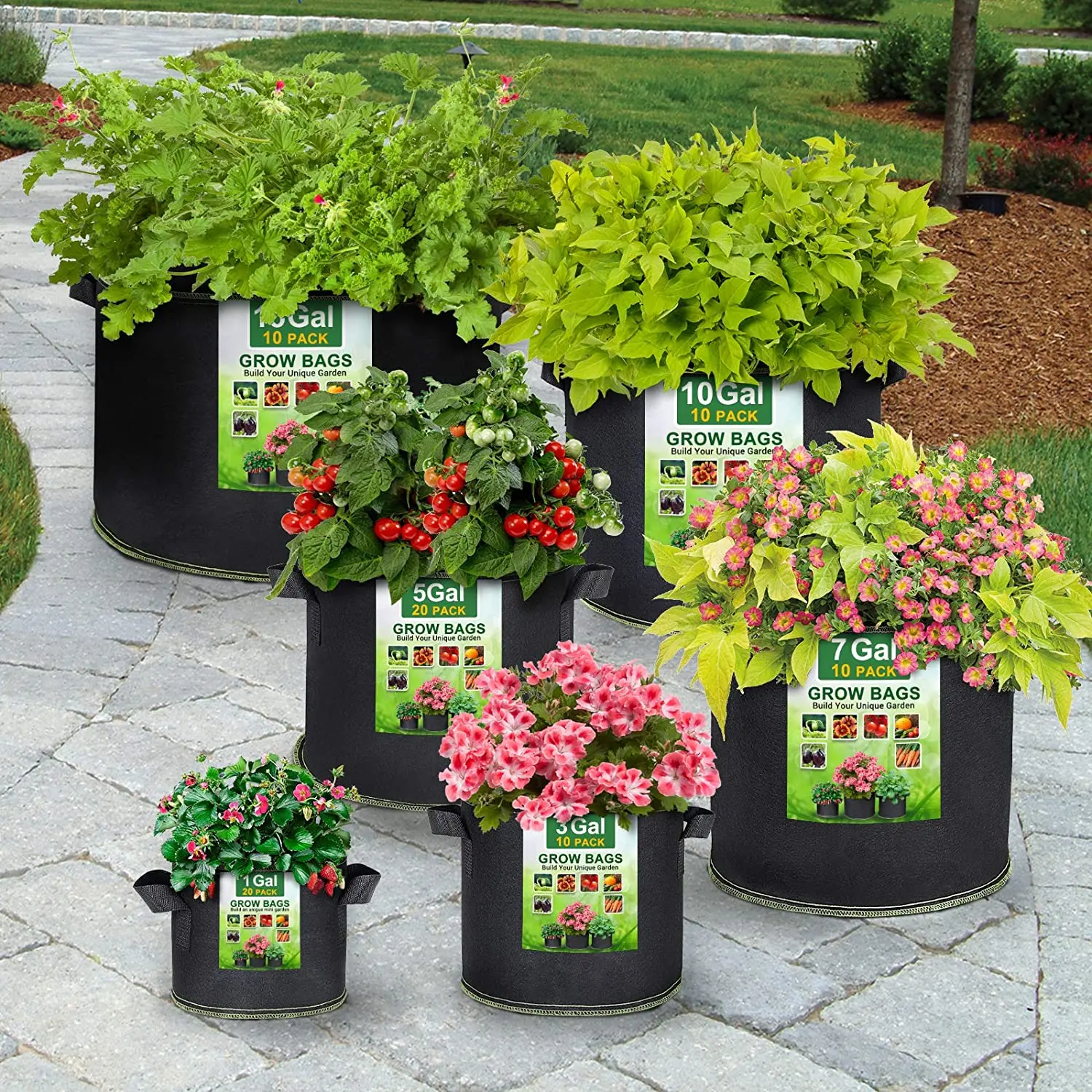

TGB-A007 nursery grow bags plant planter bags, Customized