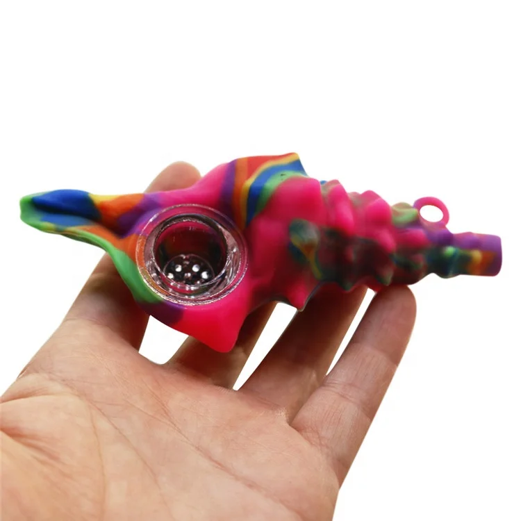 

Animal Dhgate Amazon Silicone smokiong pipe Honey Straw Cone Portable Smoking Weed Tobacco Pipes Glass Bowls