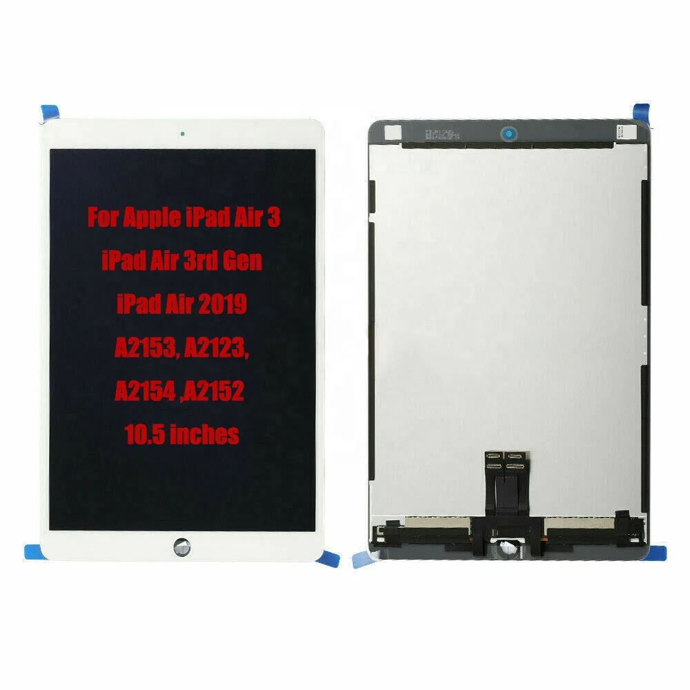 

Glass For Apple iPad Air 3 3rd Gen LCD A2153 A2123 A2152 Display For Apple iPad Air 2019 Touch Screen Digitizer Assembly, Black