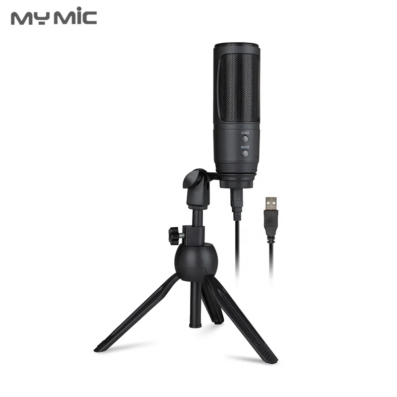 

MY MIC FU1 Professional Computer USB Microphone Desktop Used Condenser Mic for Gaming Live Steaming