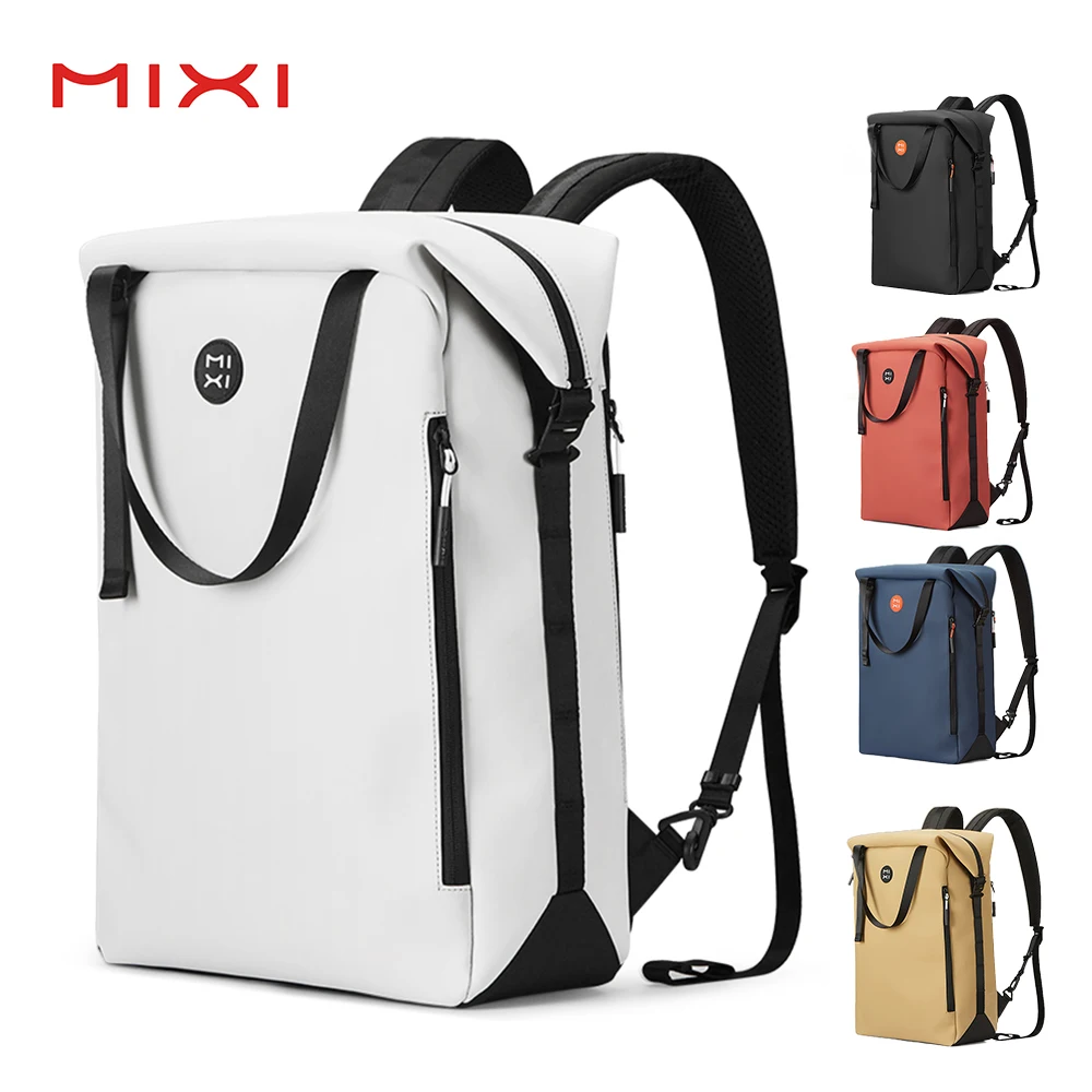

Mixi new lightweight large-capacity schoolbag female college students waterproof travel backpack men's business backpack, Black, blue, white, red, khaki,customized color