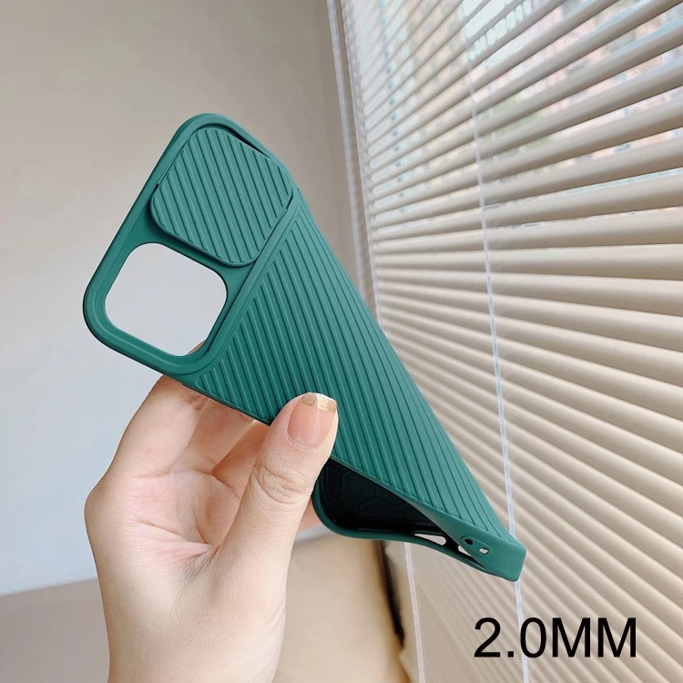 

Wholesale 2.0mm Thickness Camera Slide Window Design Shockproof Soft TPU Mobile Phone Back Cover Case For Samsung Galaxy A11, Original tpu color