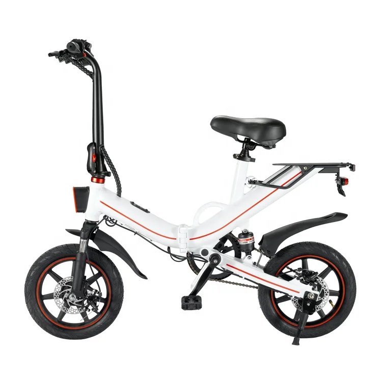 

2020 V5 14 inch 400W fat tire folding electric bike from china factory