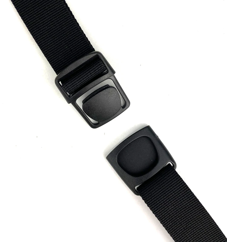 

Hot Sale High Quality Black POM Plastic Strap Belt Buckle for Backpack Camera Bag Contoured Side Release Plastic Buckles, Customized