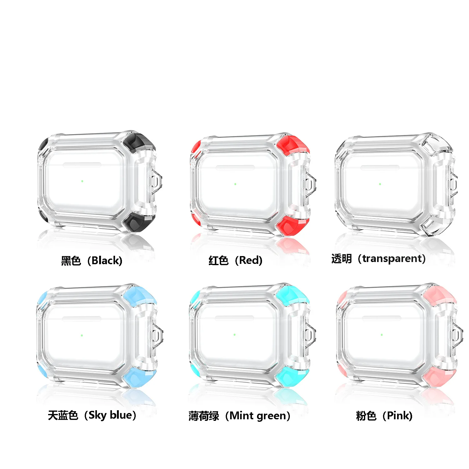

Earphone Case for Apple Airpods Pro 2 1 Transparent TPU Protector Cover for Airpods 3 New 2021