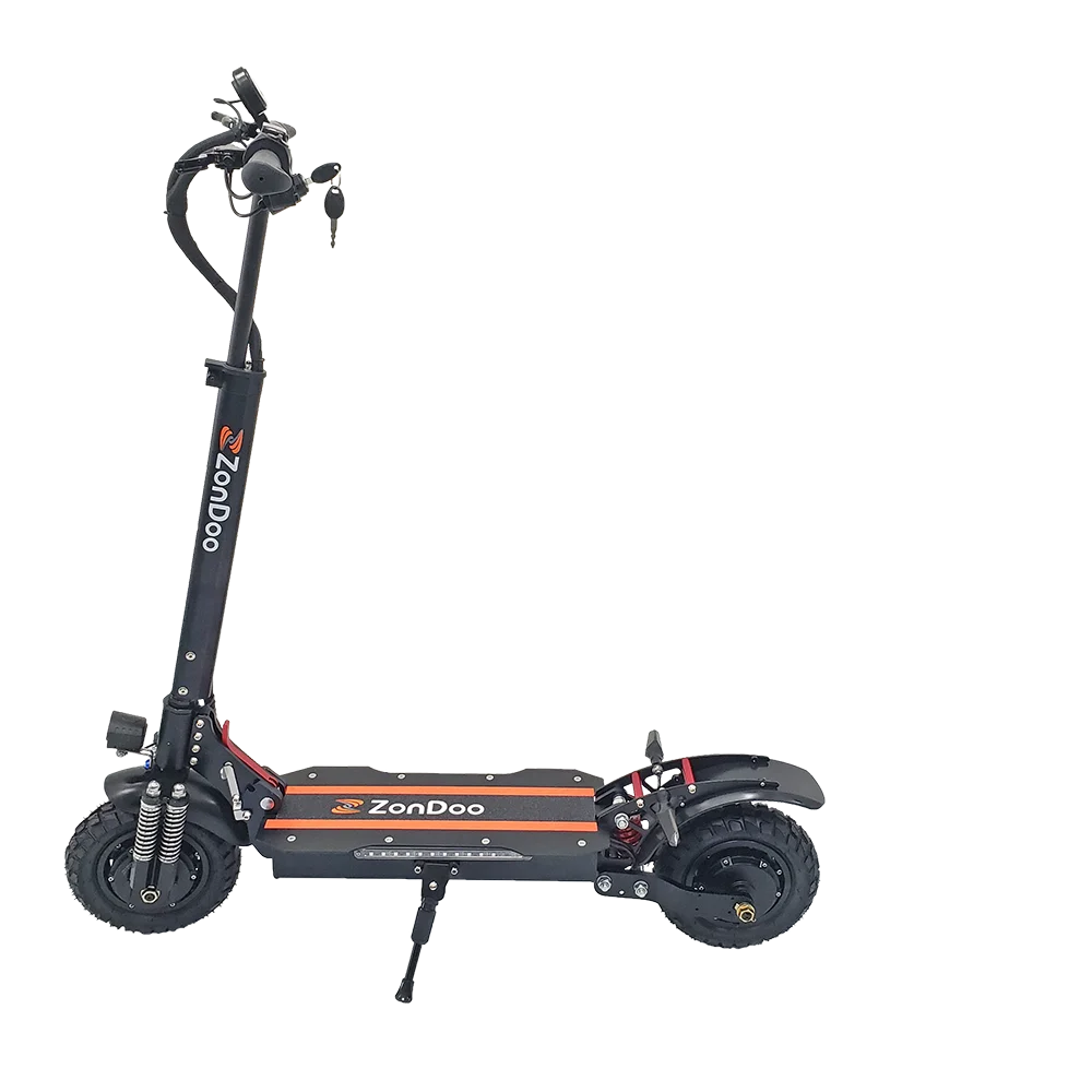 

EU warehouse dropshipping electric scooter 10inch/28.8AH/2400W dual motor off road ZonDoo ZU04 Pro fast delivery for adults