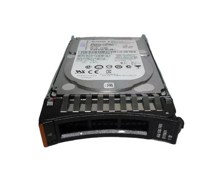 

FRU 81Y9690 81Y9691 1TB 6GB SAS 2.5 X3550 X3650M3 M4 hard drive