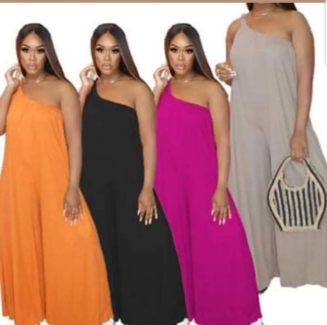 

GT9911 2021 mew arrival summer new fashion casual tank sexy solid color jumpsuits women one piece jumpsuit, 4 colors