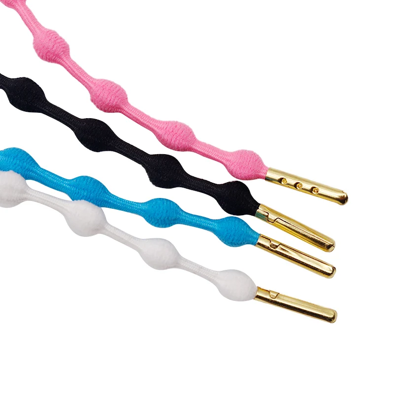 

Weiou Shoe Accessories New Arrival Fashion Style Elastic Spring shoelaces no tie shoelaces For jumpmans And yeezys Shoes, Black, white, yellow, blue, and so on