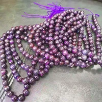 

Wholesale Natural Gemstone Smooth Round Semi-Precious Stone Loose Sugilite Beads For Jewelry Making