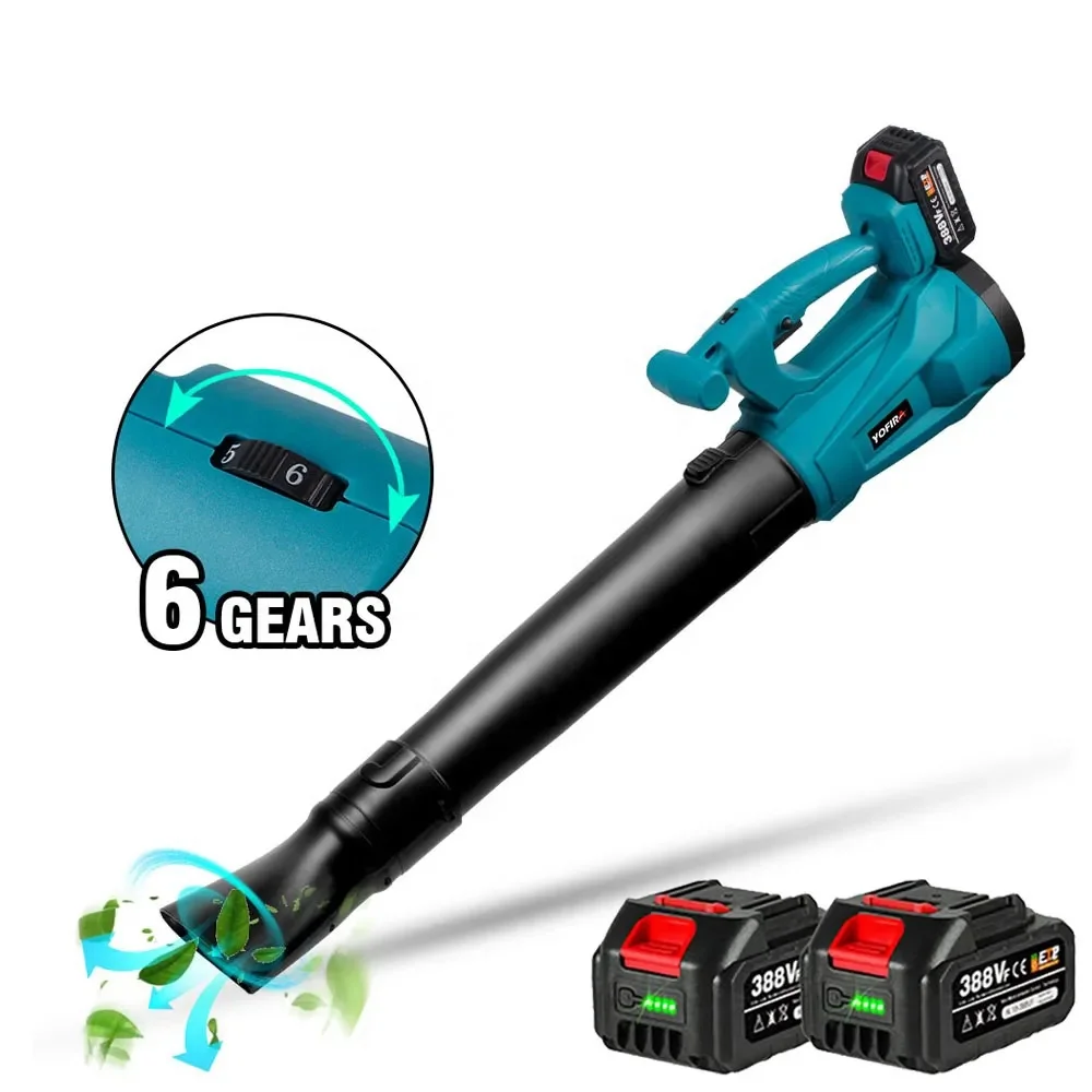 

Cordless Electric Air Blower 6 Gears Adjustable Powerful Efficient Dust Household Garden Power Tool For Makita 18V Battery