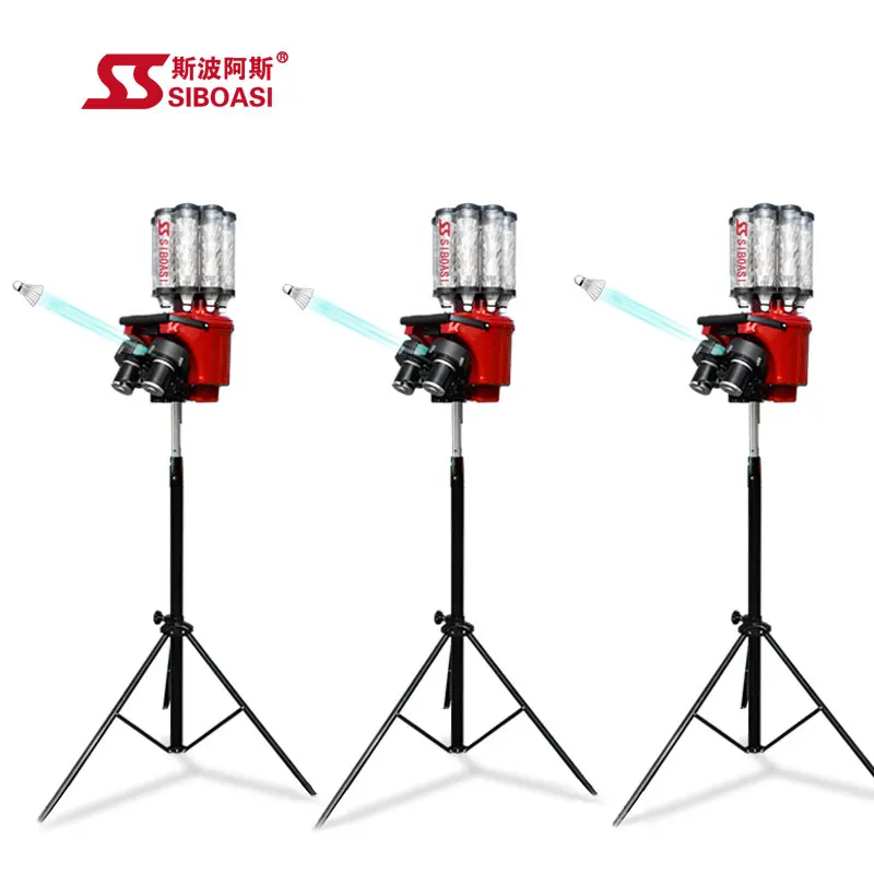

High quality design automatic badminton shooting machine, Red