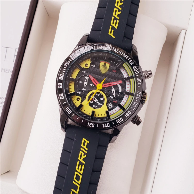 

Fer Luxury Design Watches Men Wrist Custom Logo Mens Chronograph Watch rari, As the picture