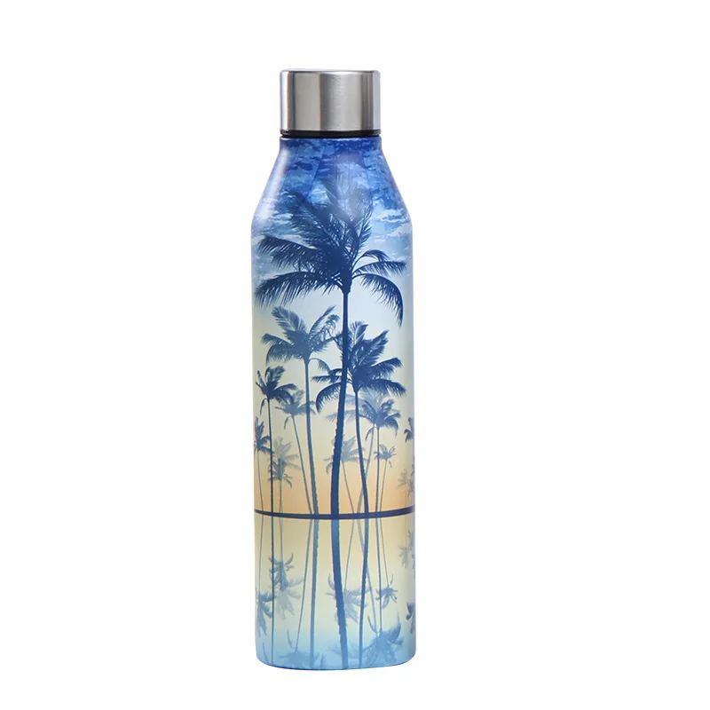 

Custom Printing 304 Stainless Steel Insulation Vacuum Cup Car Water Bottle For Promotion Gift