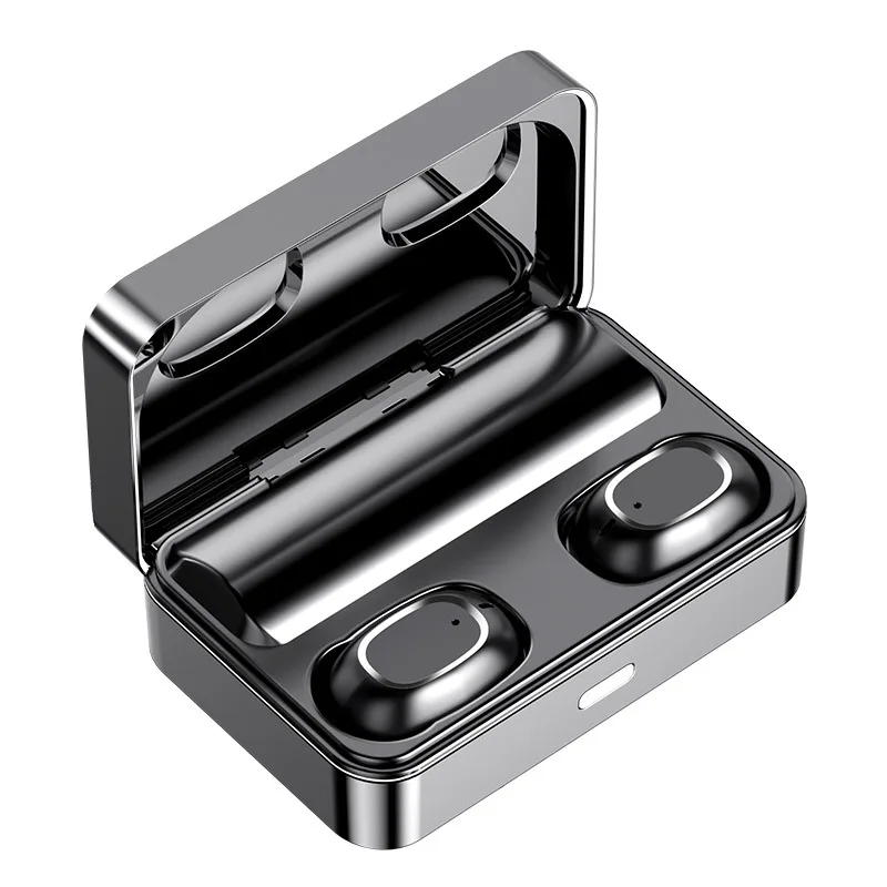 

Hot Sale Earbuds LED Mirror charging case Wireless in ear Earphone Headphones