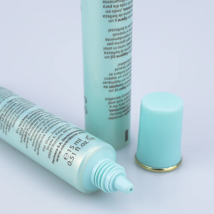 
High Quality Empty Nozzle Plastic Soft Tube with Hot-Stamping H Screw cap 