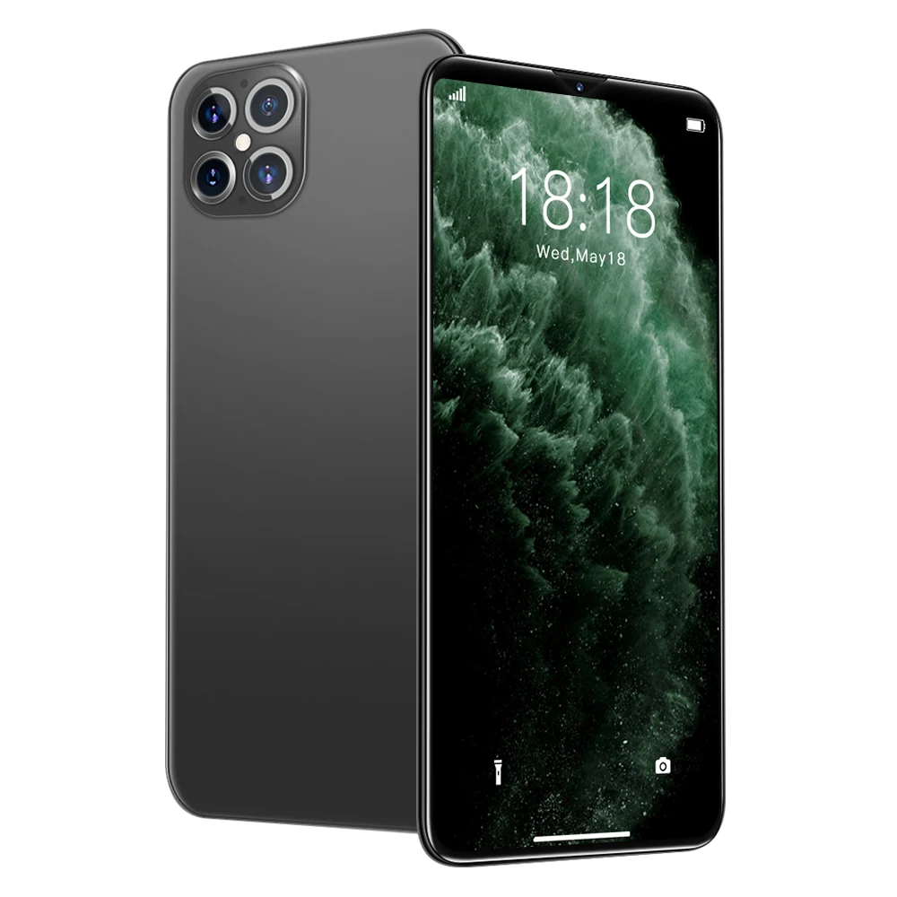 

2021 Hot 6.1 Inch Deca Core 8G+256G High Solution Smart Mobile Phone, Gray/gold/white/green