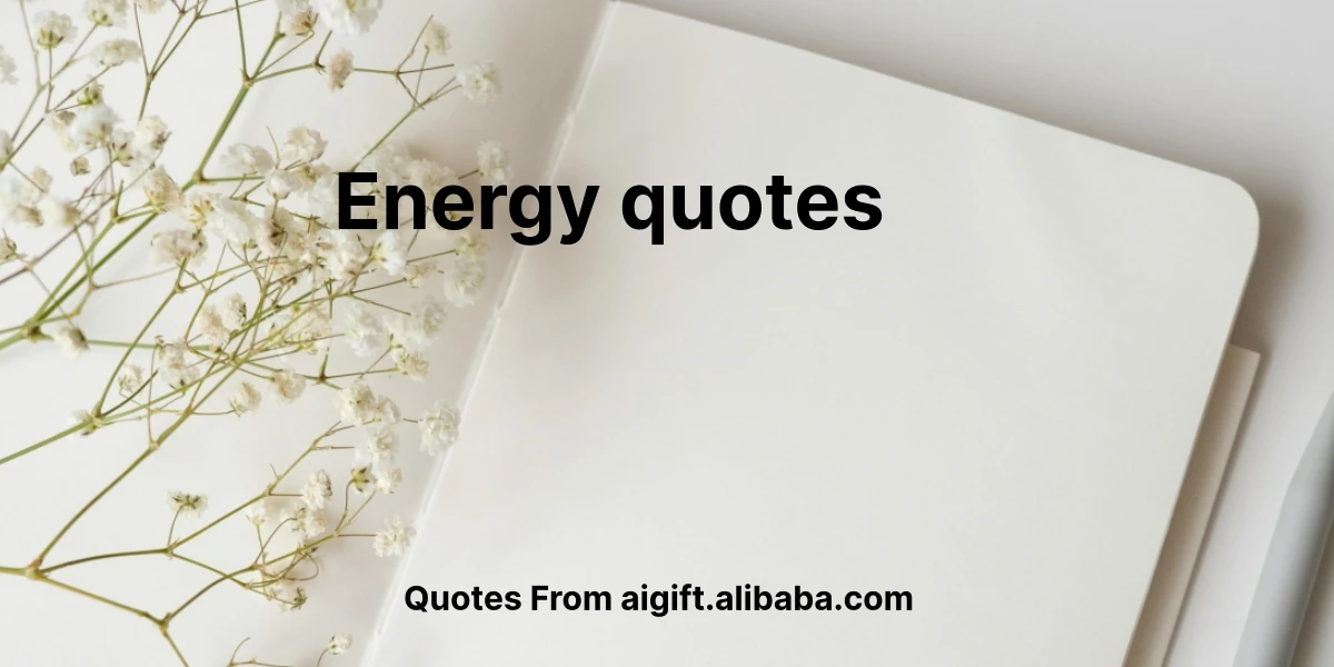 energy quotes