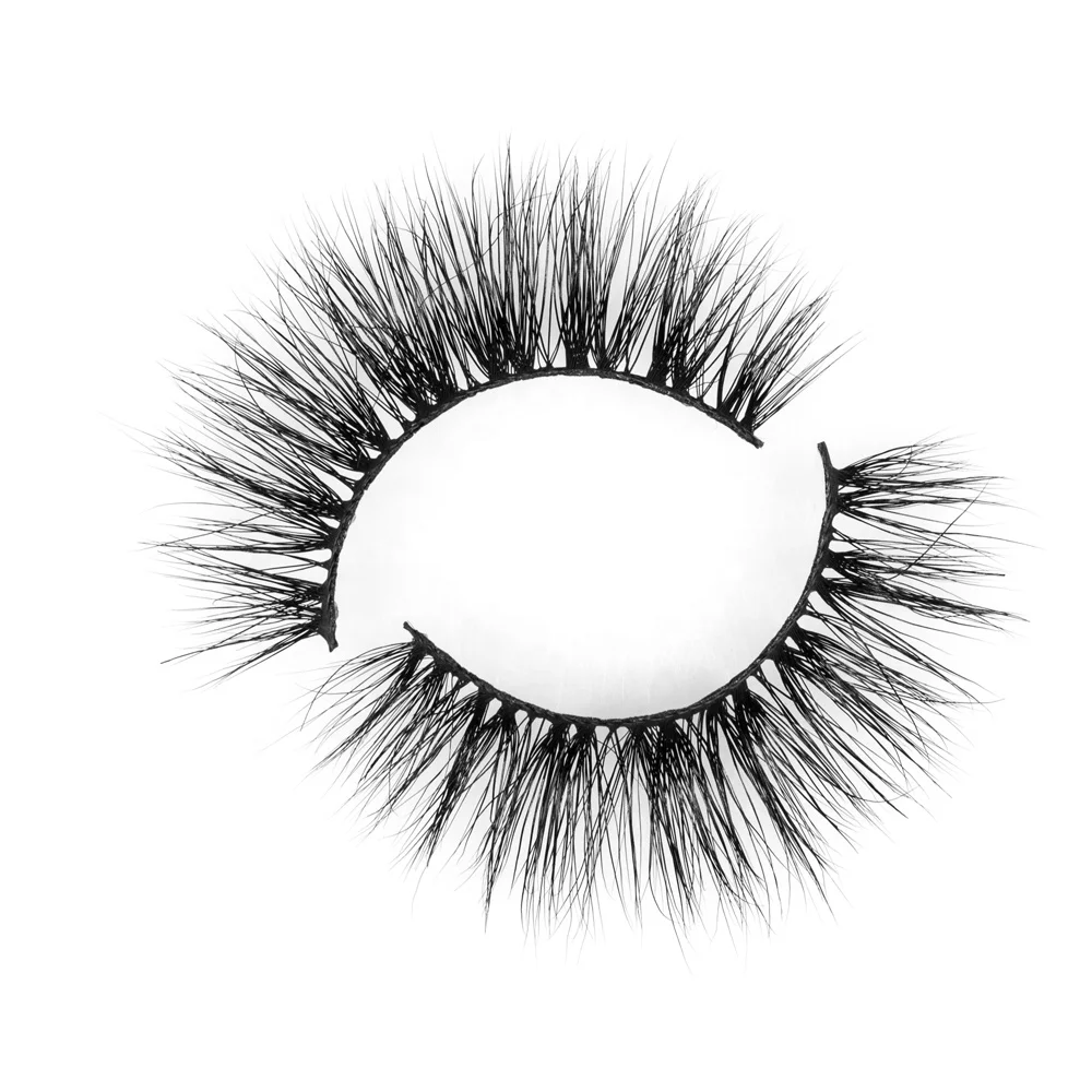 

Hot Selling Platinum Grade 3D Real Mink Eyelash Vendors ZX037, Natural black