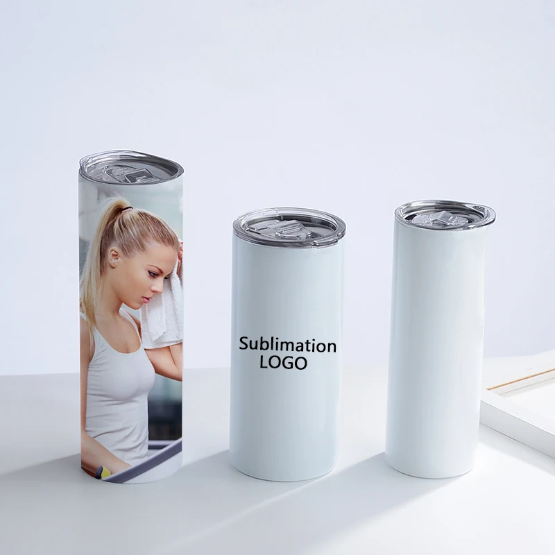 

Stainless steel sublimation mug free sample 20 oz skinny sublimation blanks straight tumbler water bottle