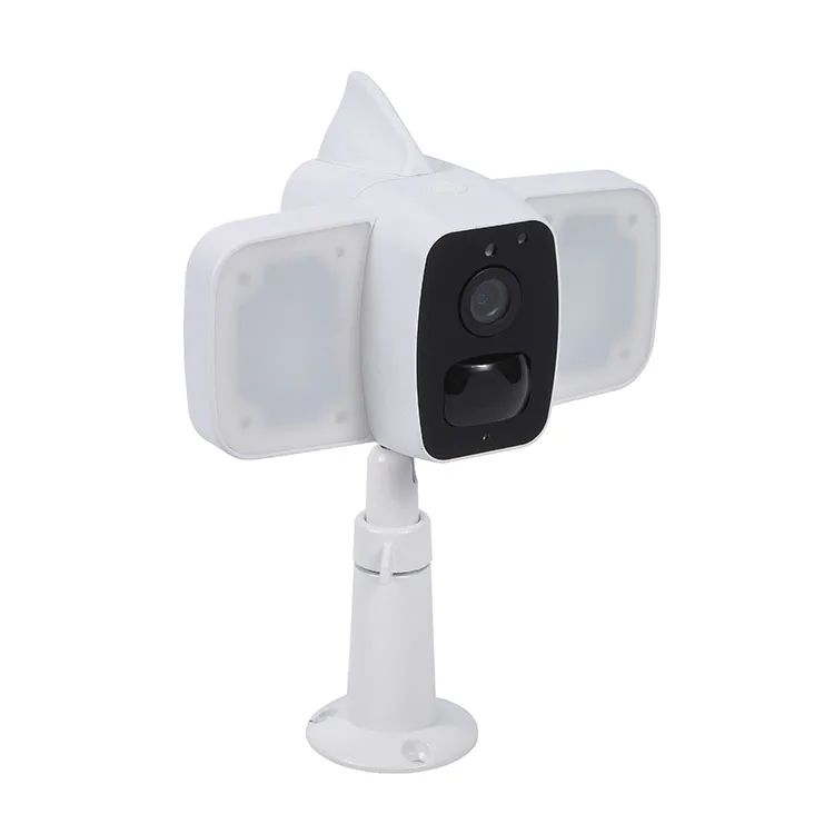 Motion-activated Pir Siren Alarm 1080p Wifi Security Floodlight Camera ...