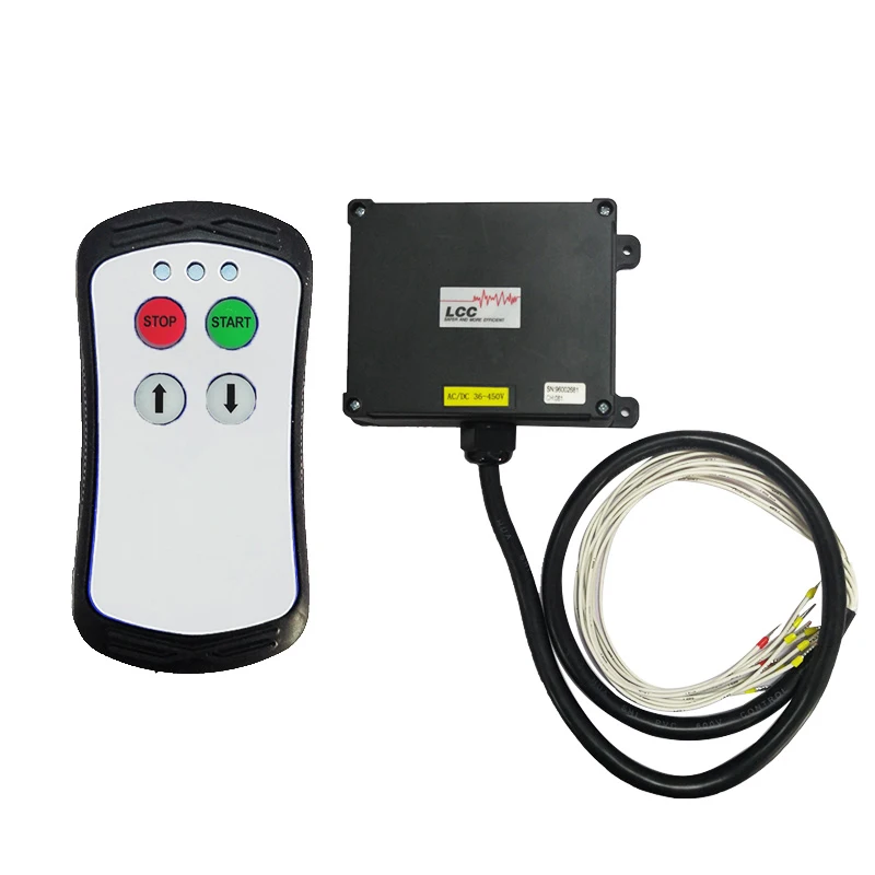 

A200 DC10-30V AC/DC36-450V Tail plate lifting remote control with 2 buttons single speed