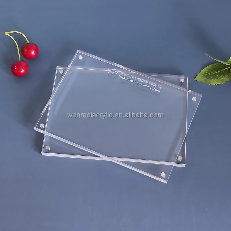 Factory Customized Transparent Acrylic Picture Frames Square Shaped