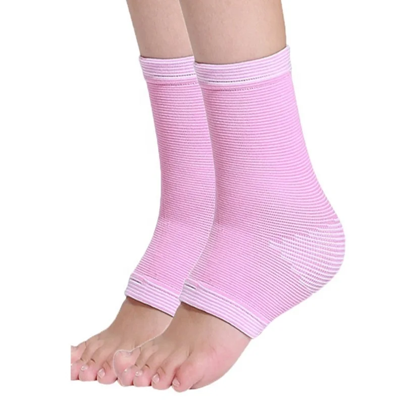 

Kids Children Ankle Guard Brace Compression Sleeve Support Socks, Black, pink, blue