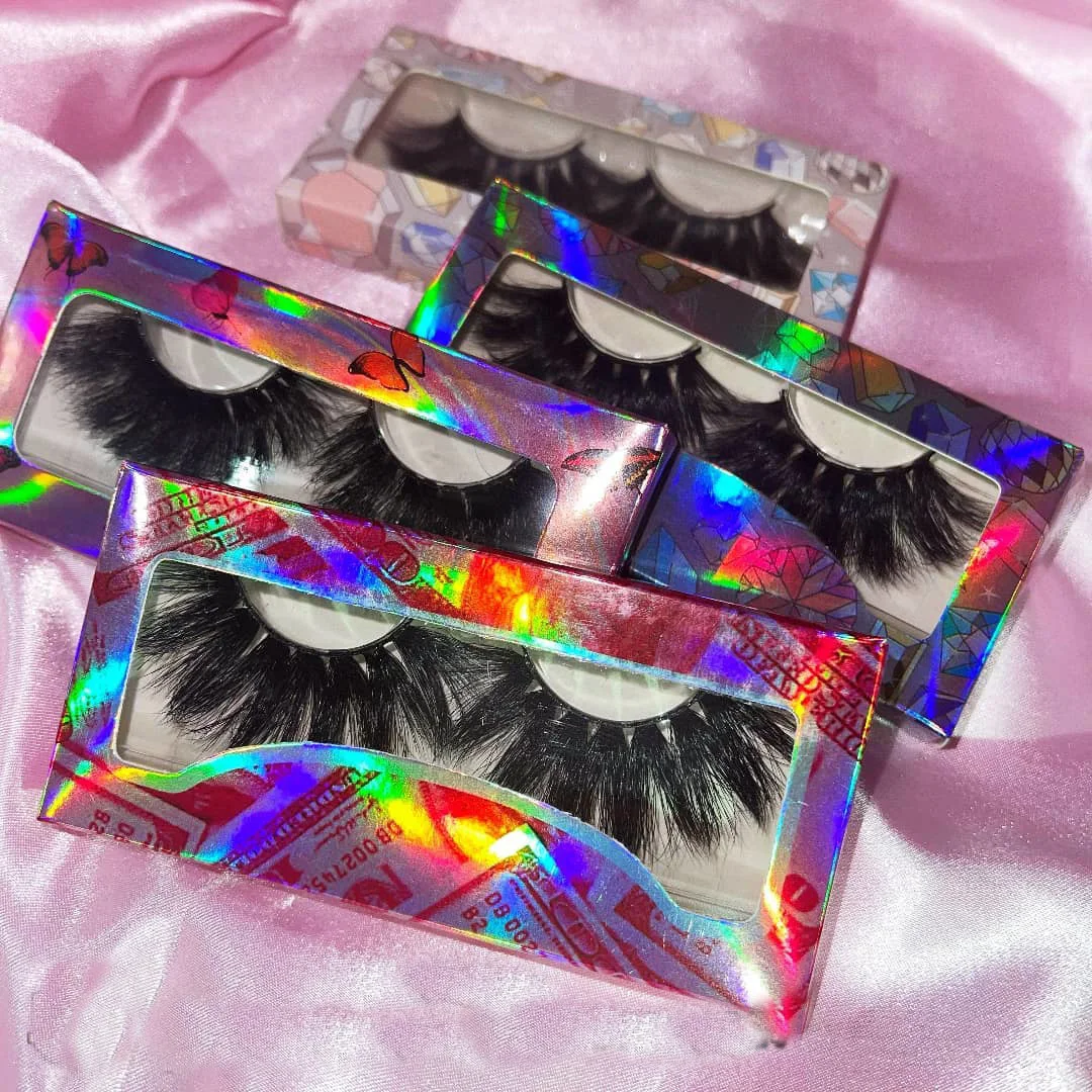 

Real mink wholesale fluffy eyelashes 3d lashes vendor wholesale 20mm 25mm mink private label lashes