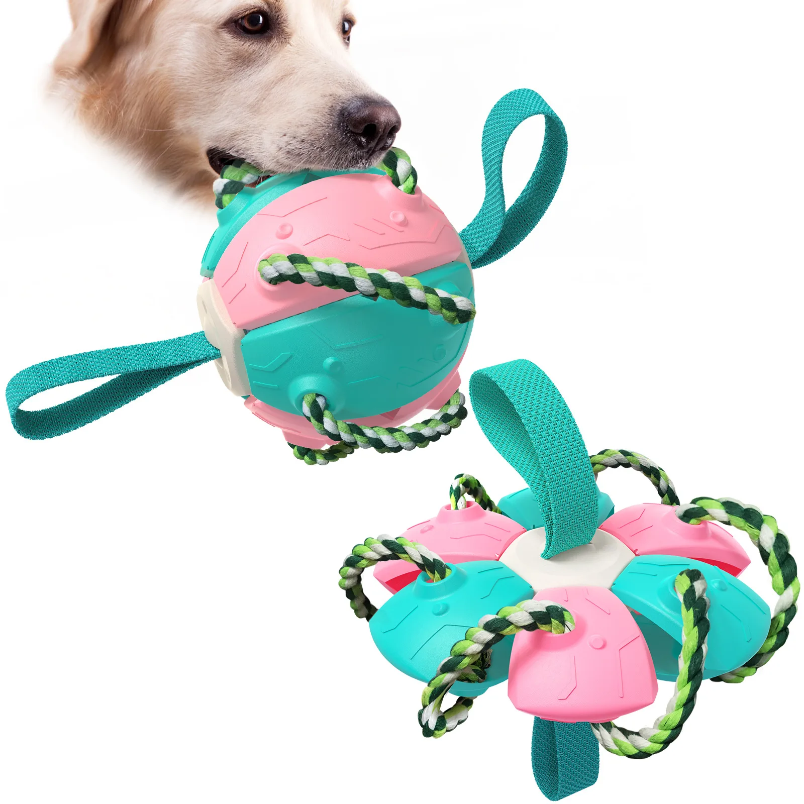 

2024 New Hot Selling Pet Dog Ball Toy Multifunctional Chew Interactive Dog Toy