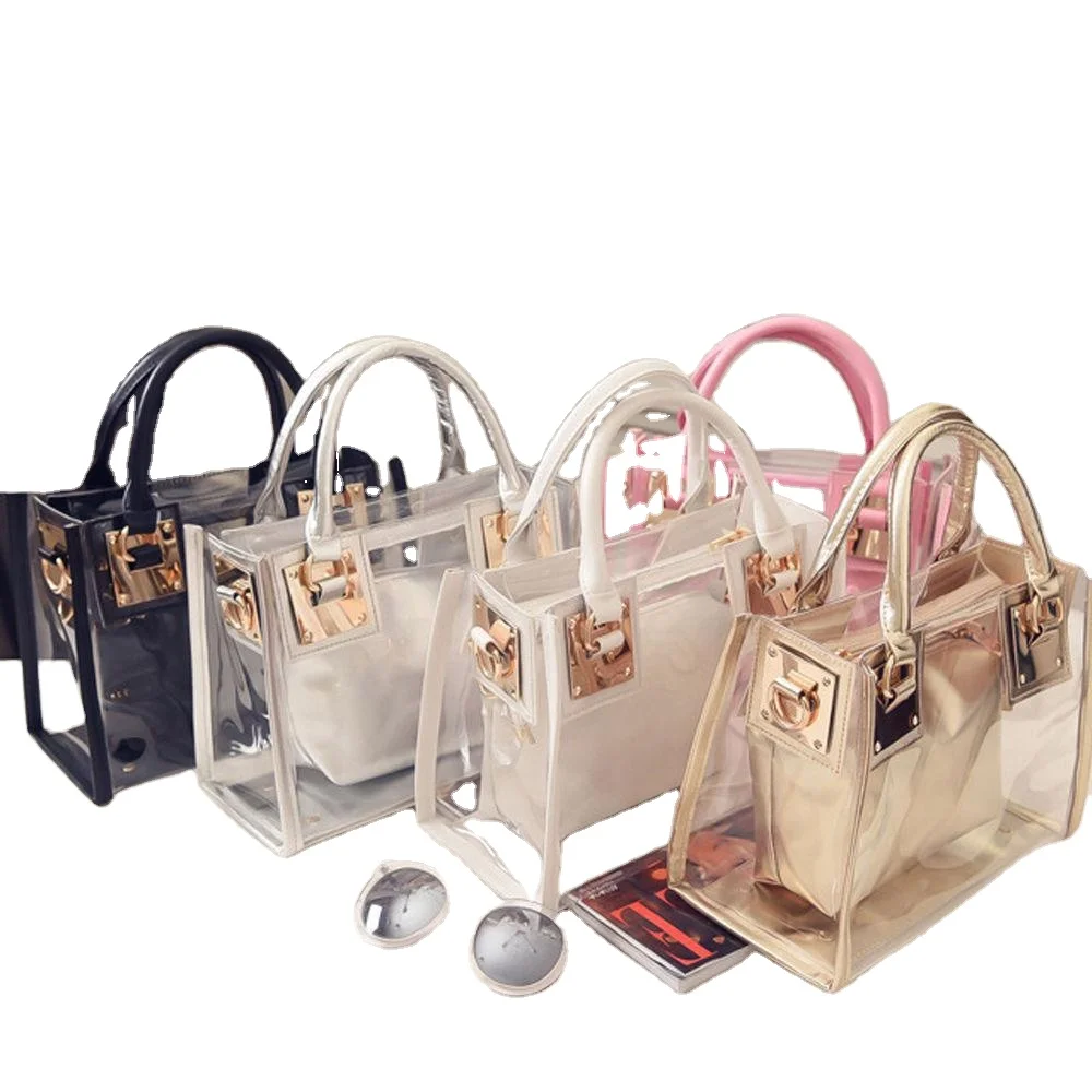 

2021 HOT SALE Fashion Shoulder Bag Pvc Ladies Clear Jelly Clutch Purse Transparent Handbag, 5 colors