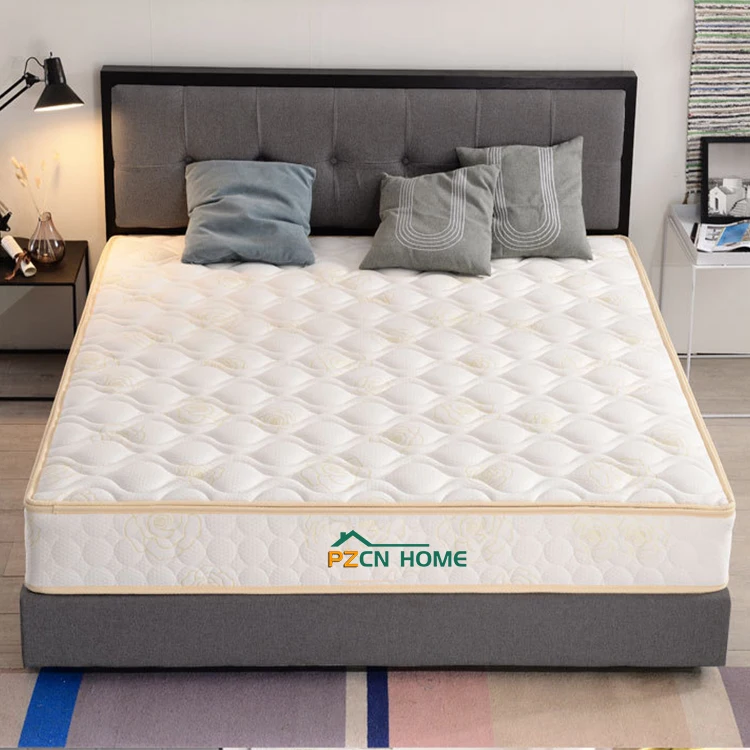 Modern luxury vacuum compressed packed king queen size topper latex mattress