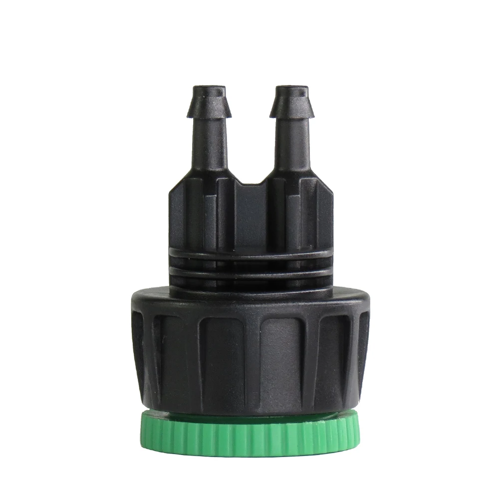 

Garden Tap 1/2" 3/4" Female Thread To 1/4'' Double Barb Water Connector Drip Irrigation Faucet Tubing Hose Adapter
