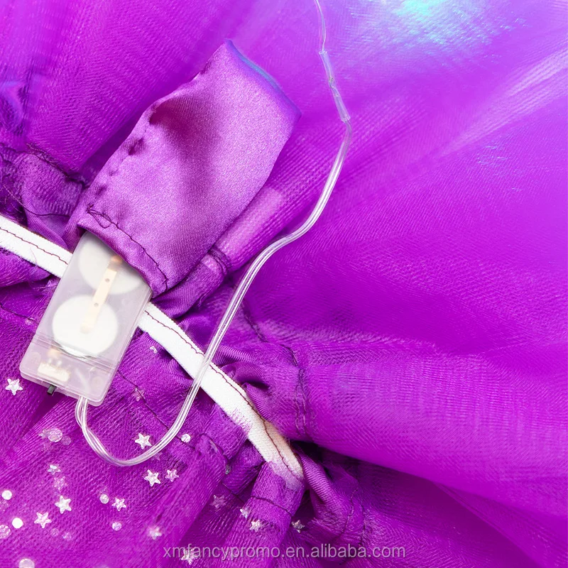 Xiuinserty Tutu Skirt Kids for Little Girls LED Light Up， Tutu Skirt Neon Colorful Luminous Party Dance Dress