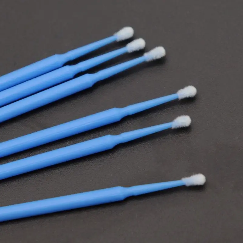 

100 pcs/bottle makeup brushes cotton disposable applicators micro brushes for eyelash extension