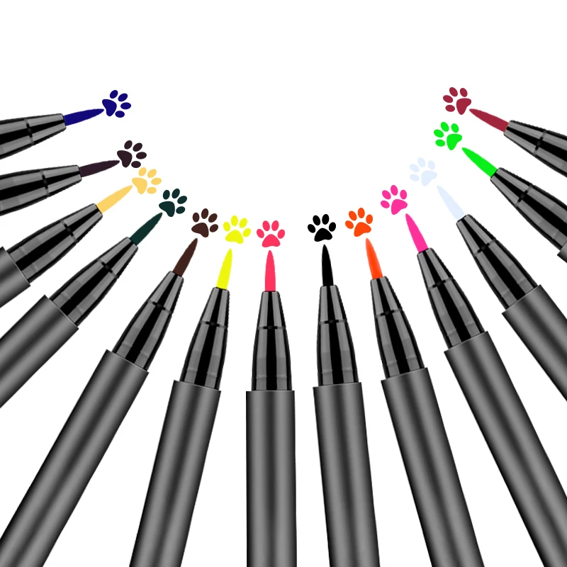 

wholesale eyeliner custom packaging waterproof self-adhesive color eyeliner