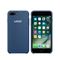 

Liquid Silicone Case with Original Logo for iPhone 8 Plus