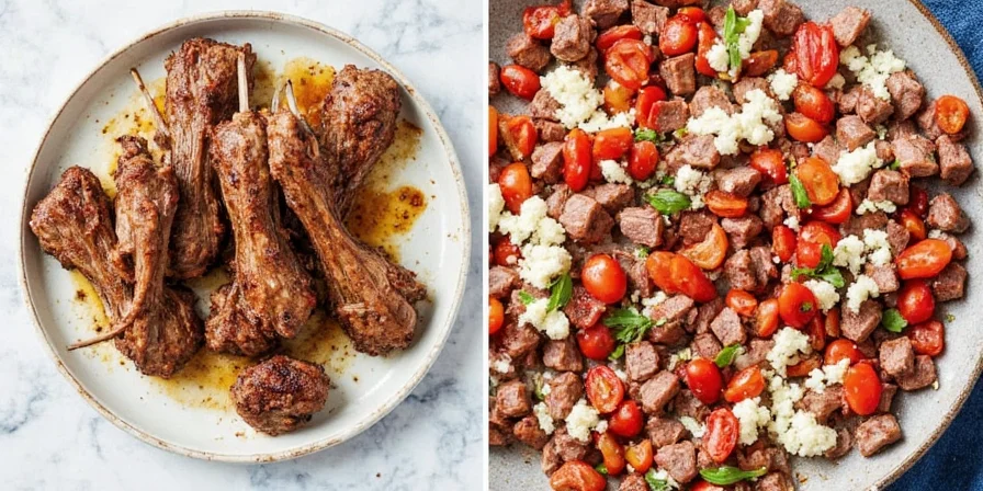 Grilled chicken souvlaki skewers