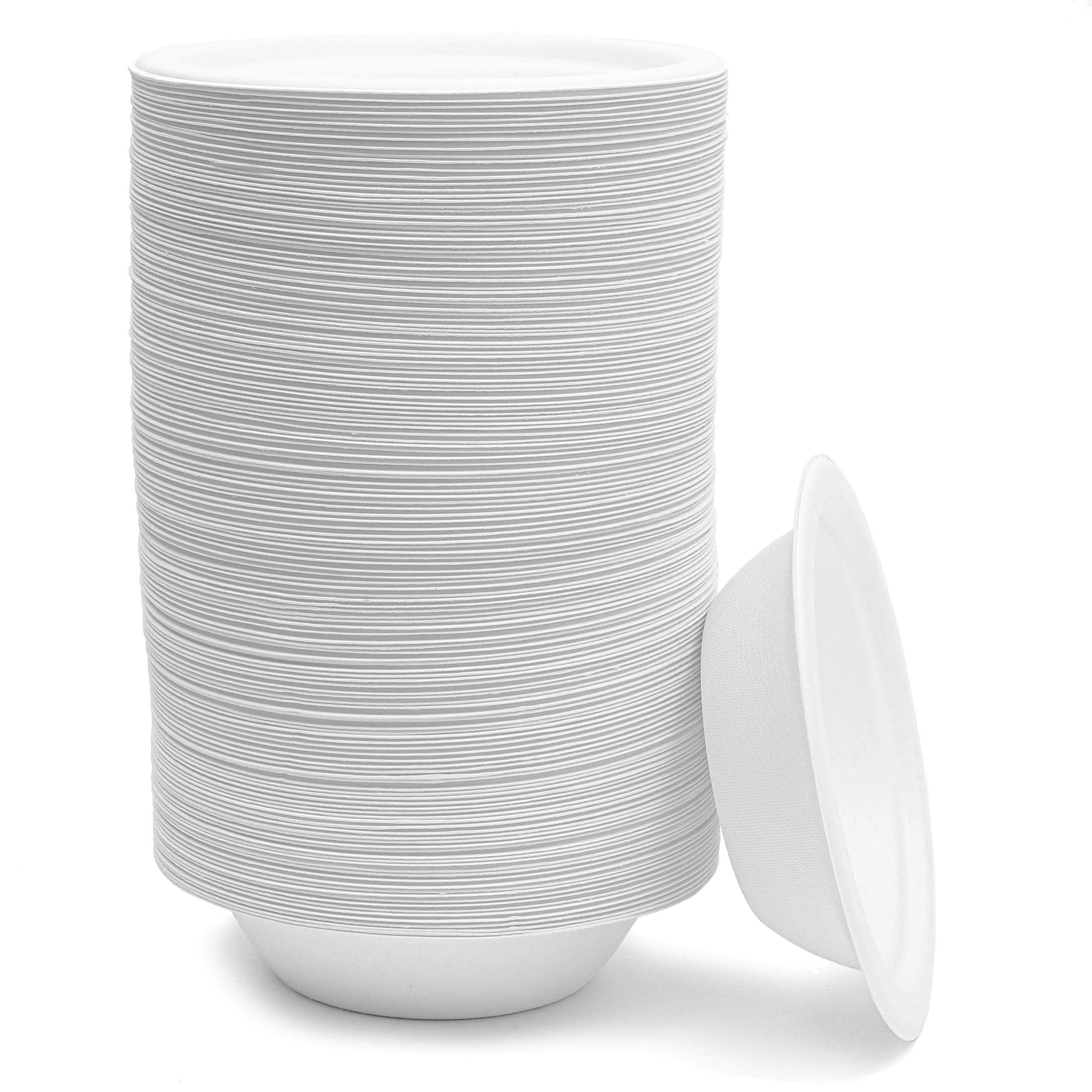 

Factory Biodegradable Disposable Sugarcane Pulp Styrofoam Soup Paper Bowl Bagasse, Picture