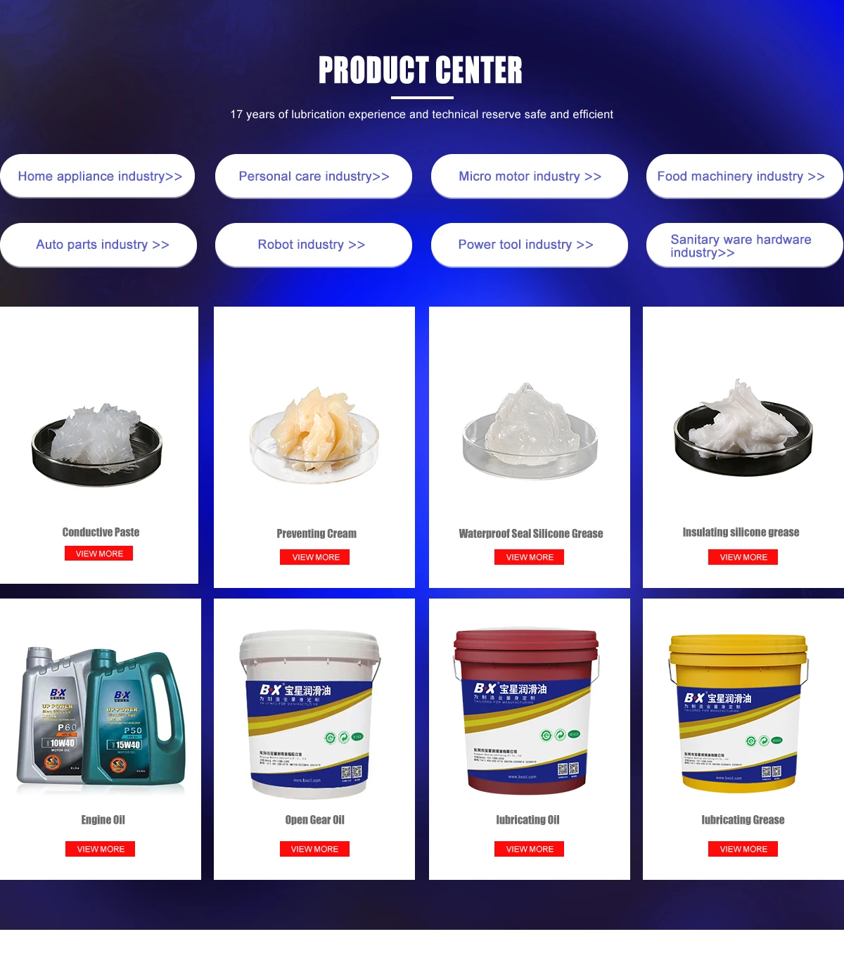 Dongguan Baoxing Lubricating Oil Co., Ltd. Silicone Grease