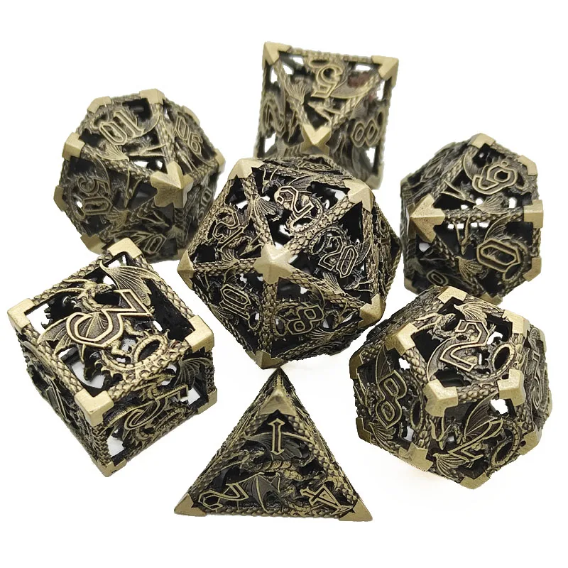 

Factory direct hollow dragon dice DND role playing RPG MTG Dungeons and Dragons board game entertainment dice