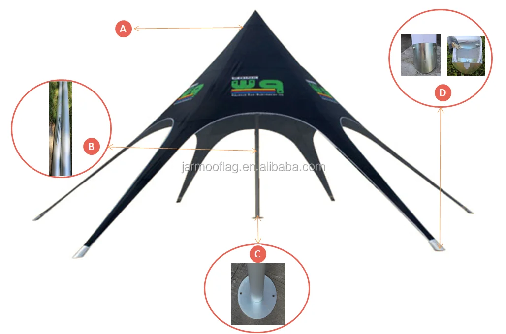 Camping Beach Star Spider Tent