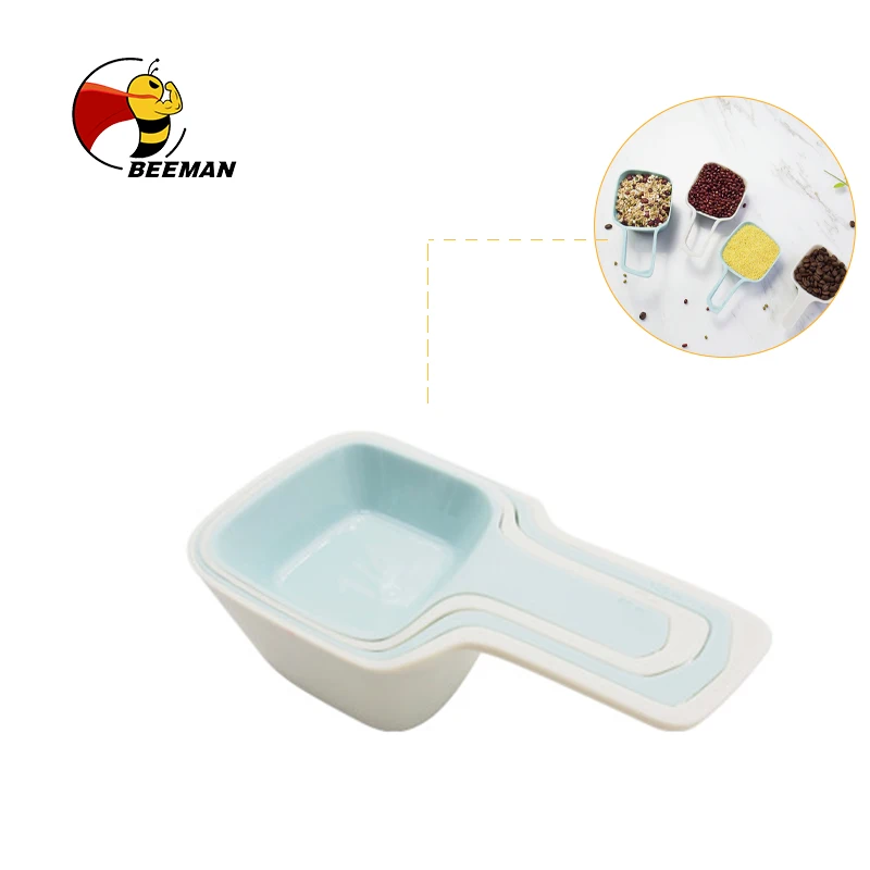 

Beeman European Style Measure Baking Iridescent Silicone Plastic Measuring Cup Set