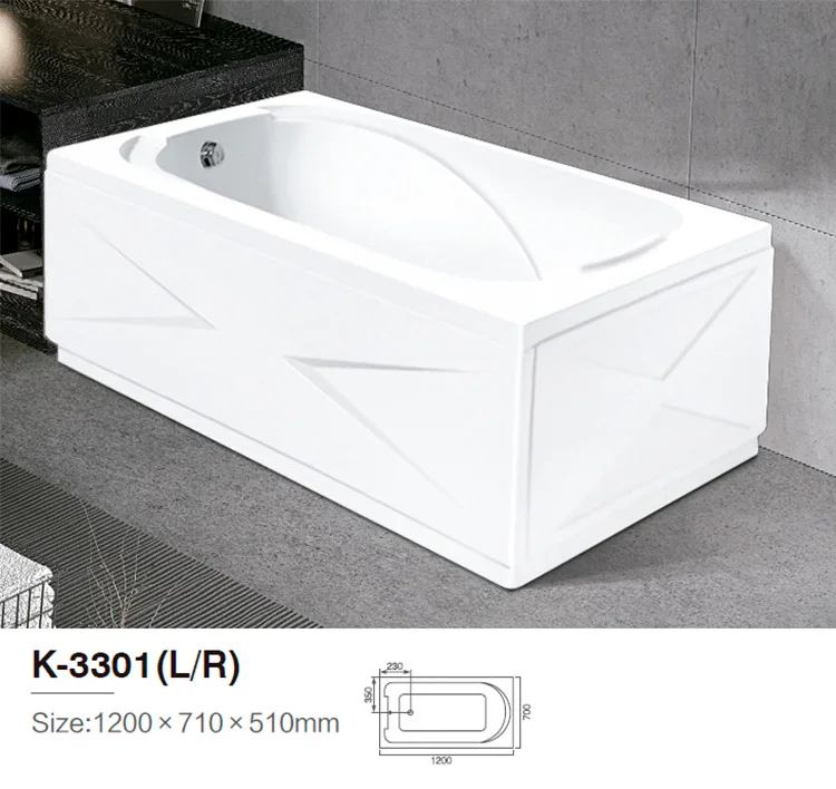 48 square bathtub