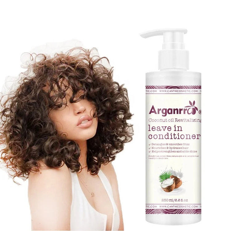 

ARGANRRO Private Label Sulfate Free Gluten-Free Organic Curl Shine Shea Moisture Leave In Conditioner For Keratin Treated Hair