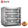 Guangzhou Factory bakery 3 layer 9 tray gas bread oven,gas 3 deck 9 tray oven 9 trays deck oven